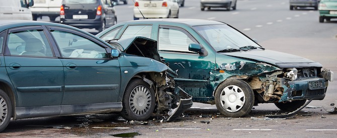 photo of car accident